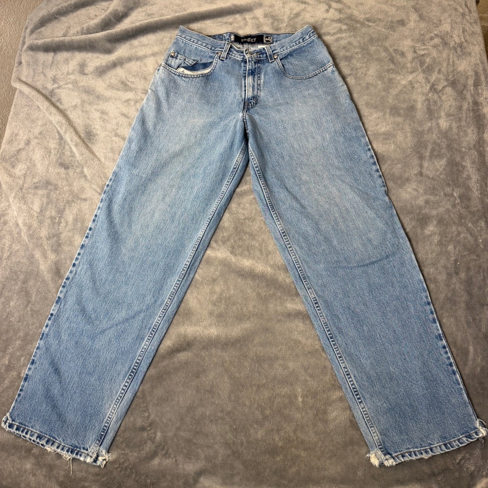 Levis SilverTab Baggy Jeans Mens 30x32 VTG 90s Medium Wash Wide Leg Denim Y2K